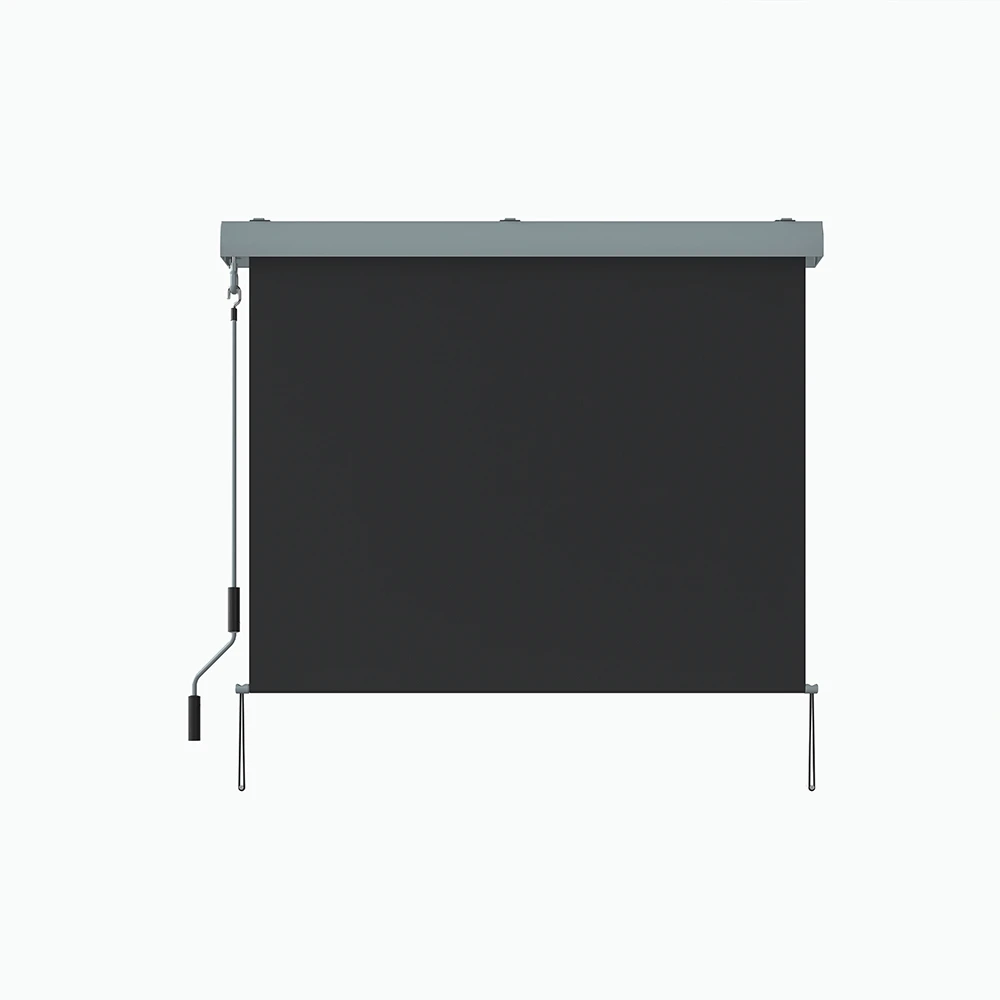 Pionowa markiza tarasowa 160 × 250 cm z poliestrowym poszyciem
