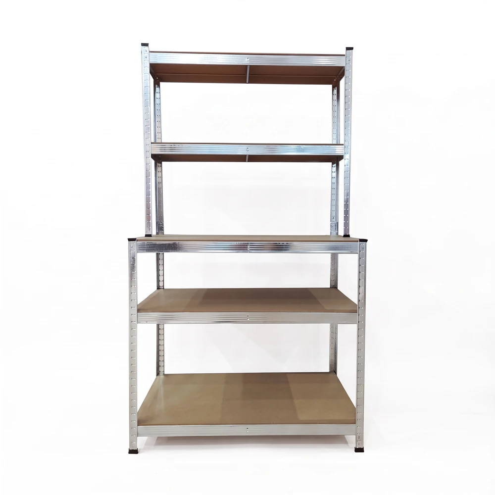 Regał magazynowy z nadstawką G 100 × 30/60 × 180 cm