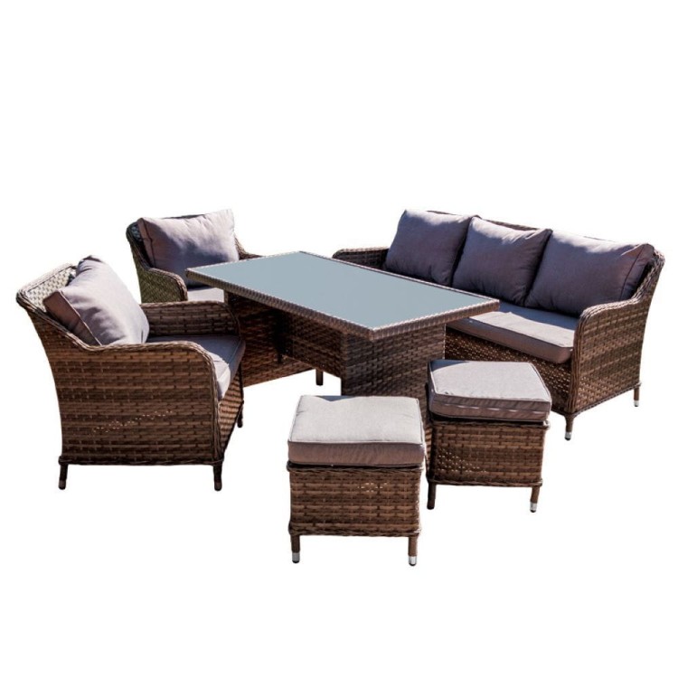 Zestaw mebli ogrodowych technorattan.