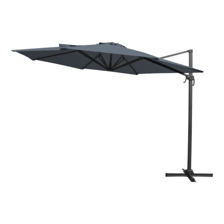 Parasol ogrodowy z regulacją.