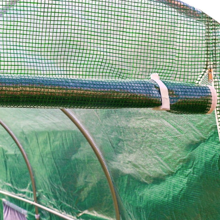 Zapasowa folia do szklarni 3×4,5×2 m zielona PE 140g z oknami