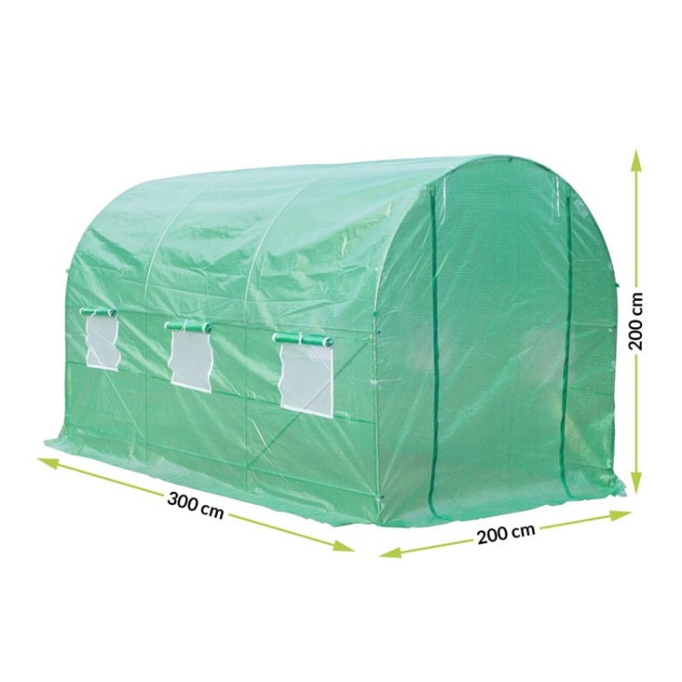 Zapasowa folia do szklarni ogrodowej.