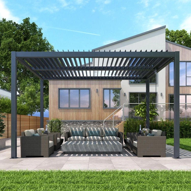 Pergola ogrodowa aluminiowa 3x3 - majowo.pl