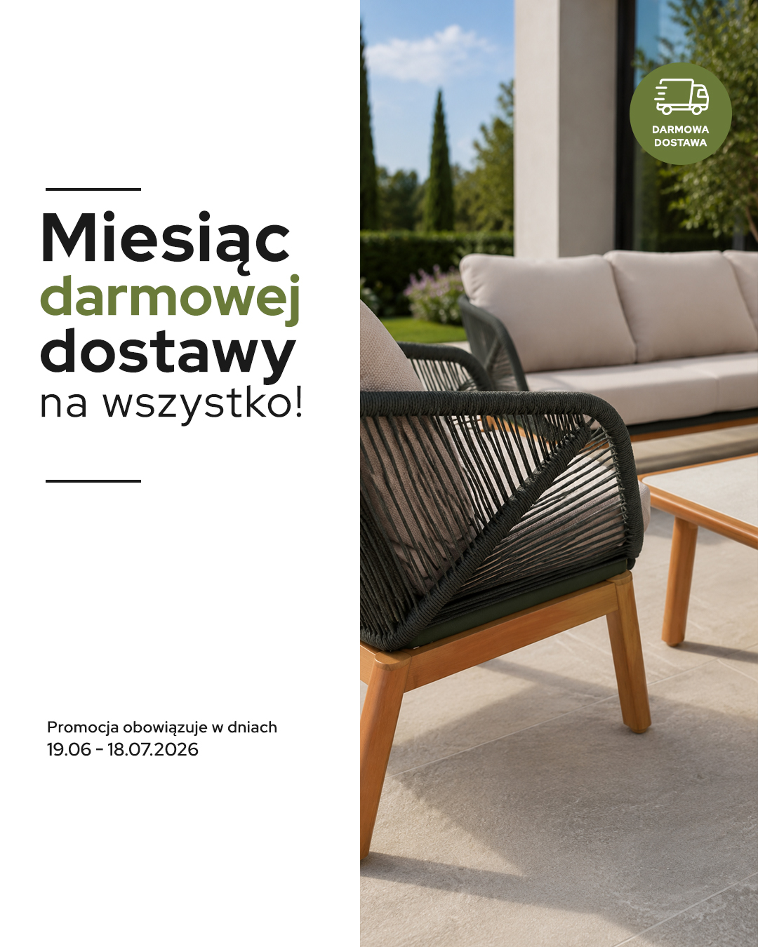 darmowa dostawa na wszystkie produkty na sklepie majowo.pl