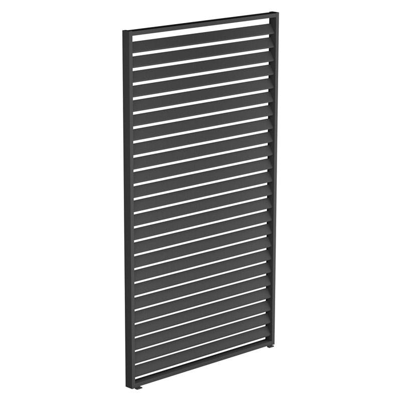 PANEL ŻALUZJOWY BOCZNY NIERUCHOMY 90X218 CM DO PERGOLI 3M ALUMINIOWY ANTRACYT
