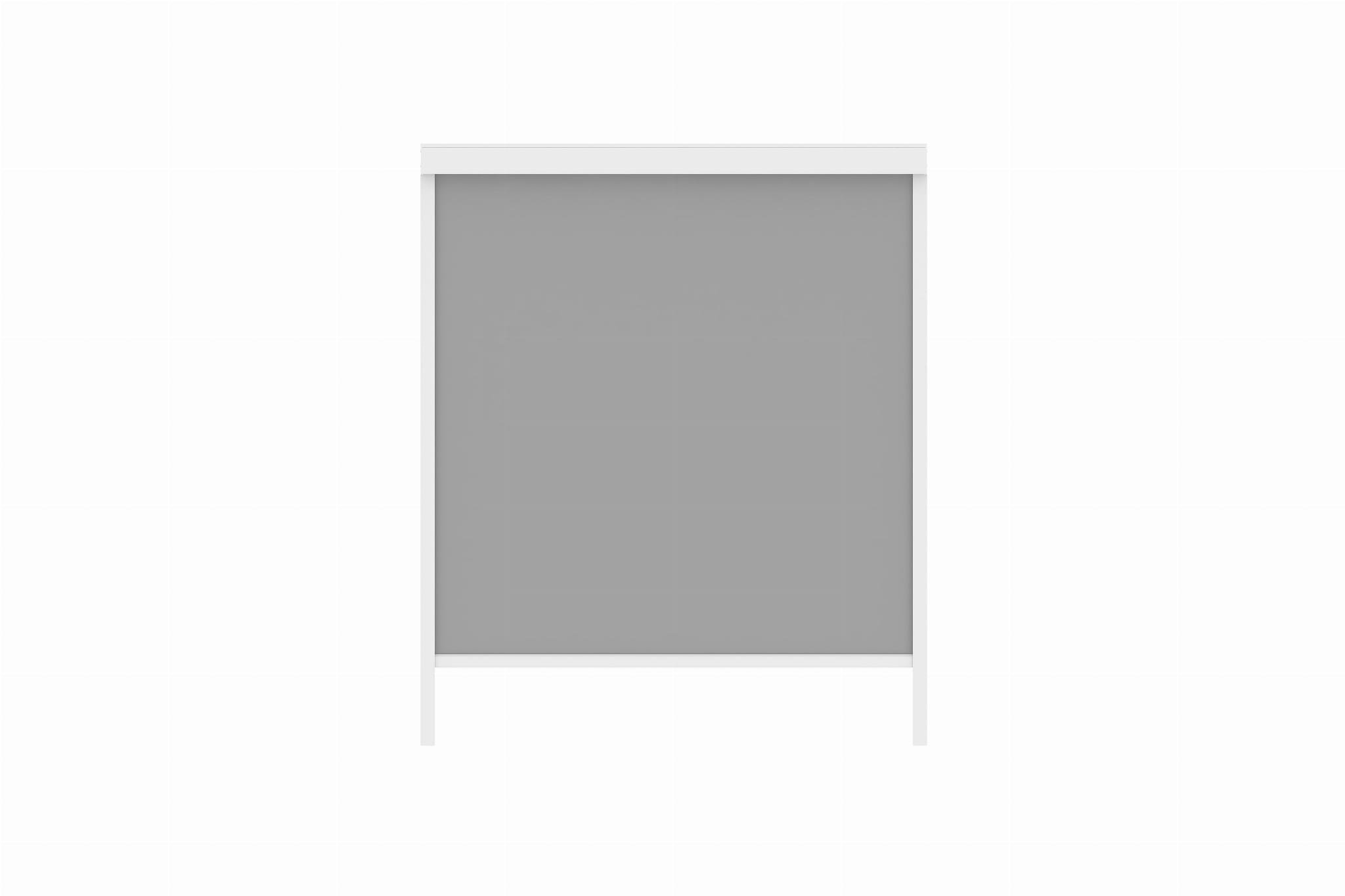 MARKIZA TARASOWA MANUALNA 270X218 CM ŚCIANKA BOCZNA DO PERGOLI 3M ALUMINIOWA BIAŁA