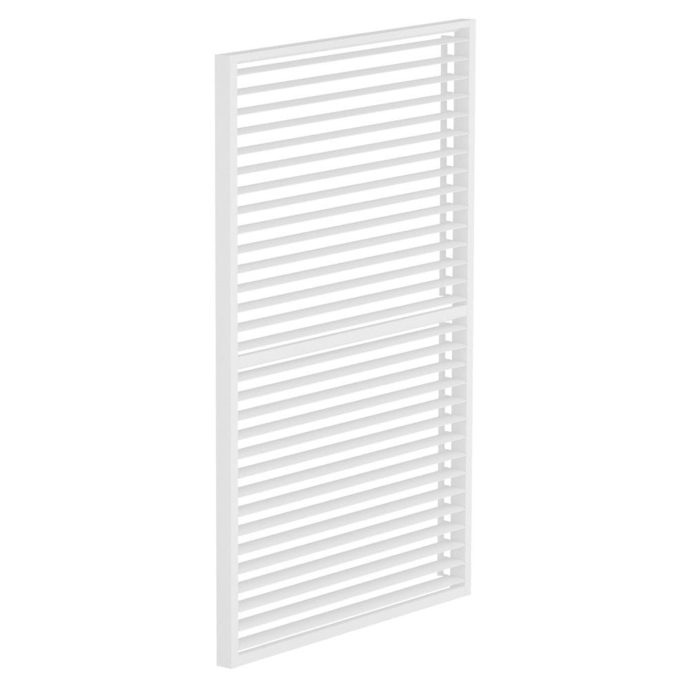 PANEL ŻALUZJOWY BOCZNY RUCHOMY 123X218 CM DO PERGOLI 4M ALUMINIOWY BIAŁY