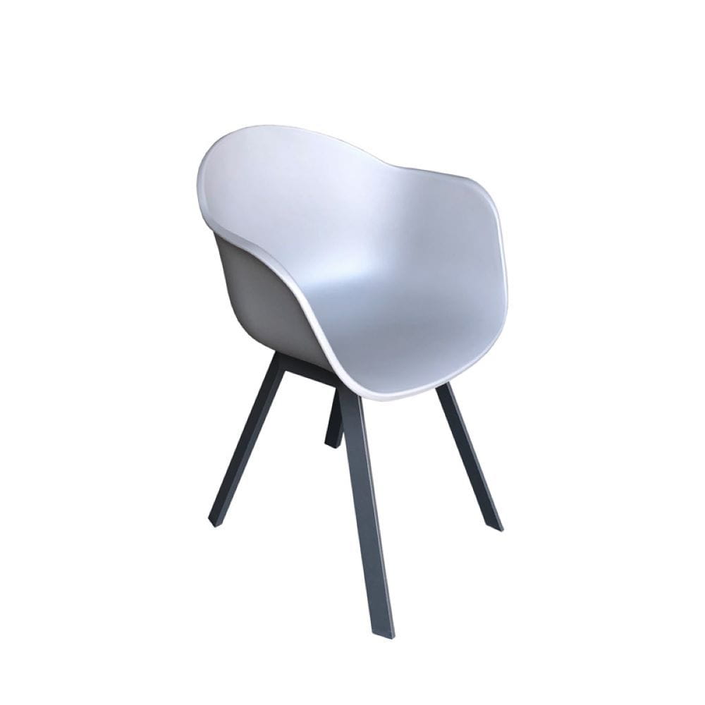 NOWOCZESNE KRZESŁO OGRODOWE JOWISZ SZARE