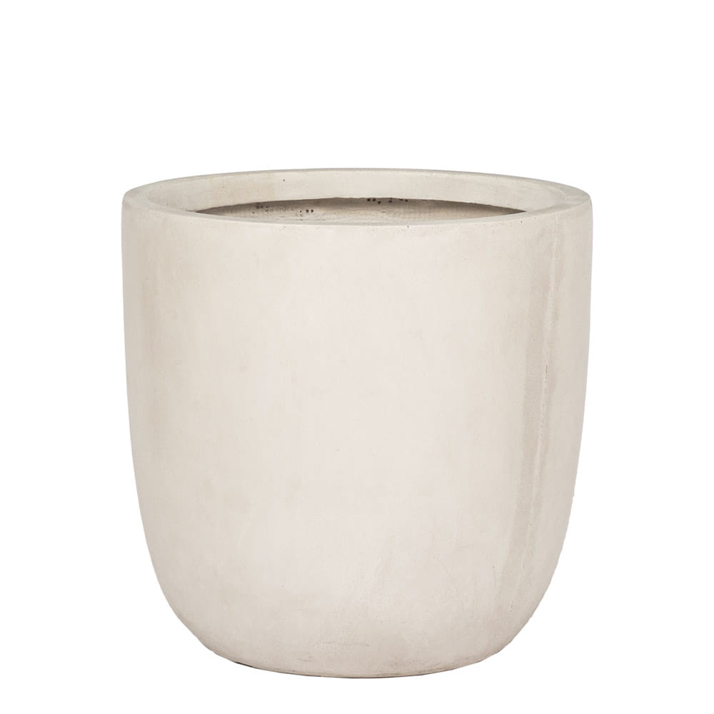 DONICA OGRODOWA PRETO BIAŁA 43 CM CERAMICZNA