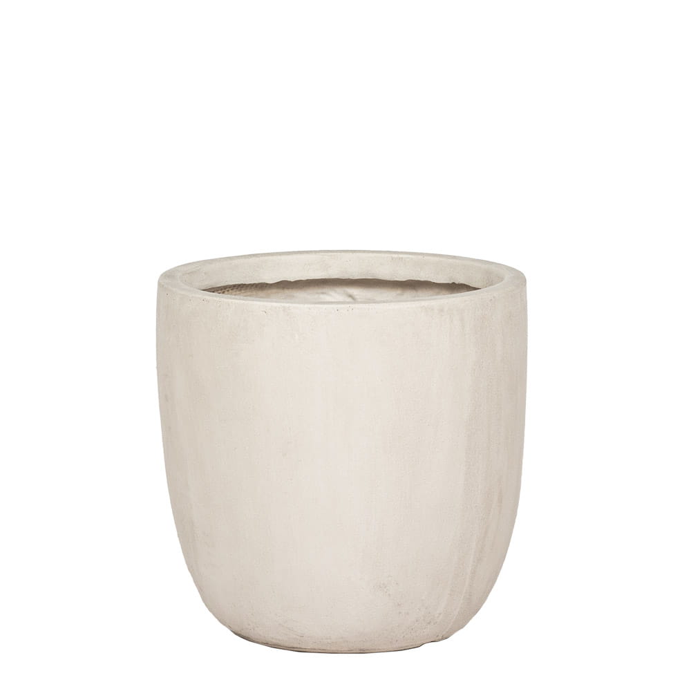 DONICA OGRODOWA PRETO BIAŁA 34 CM CERAMICZNA