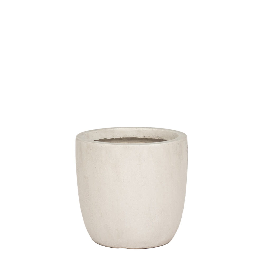 DONICA OGRODOWA PRETO BIAŁA 27 CM CERAMICZNA