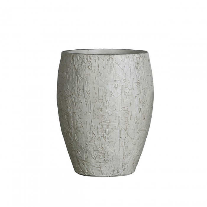 DONICA OWALNA CORA 25x25x32 CM JASNA OGRODOWA